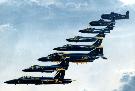 This is a great snap! The History of the Blue Angels rolled into one photograph!